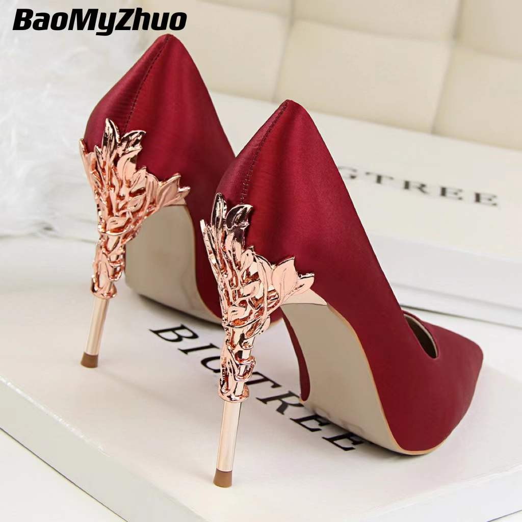 2022 Summer Women Glitter Rhinestones High Heel Shoes Spring Luxury Genuine Leather Pointed Sexy Crystal Party Wedding Shoes