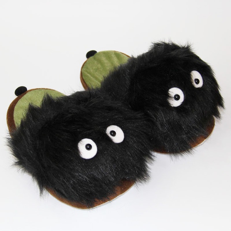 28cm New Cartoon My Neighbor Totoro fairy Dust Plush Slipper Winter Indoor Slippers For Adults Free Shipping