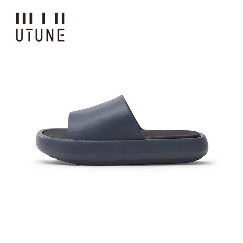 UTUNE Summer Outside Slippers Men Shoes EVA Soft Outdoor Sneaker Platform Slides Women Thick Sole Non-slip Indoor Beach Sandals