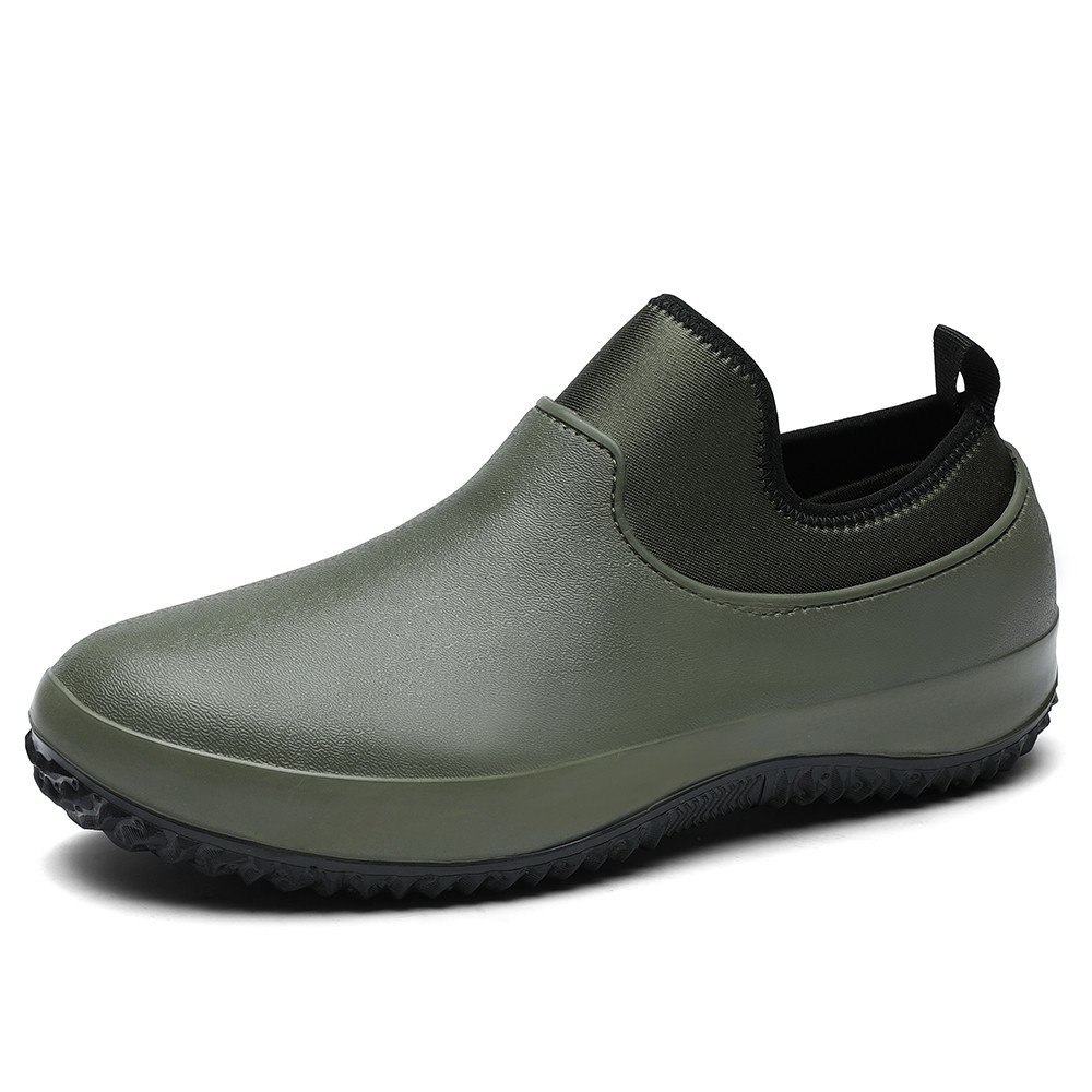 Men Slip-On Oil-Proof Kitchen Chef Shoes Multifunctional Restaurant Garden Waterproof Work Safety Medical Shoes