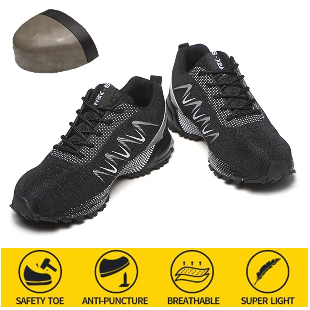 Wear-resistant non-slip safety protective work shoes breathable anti-smashing safety shoes men's anti-puncture sports shoes