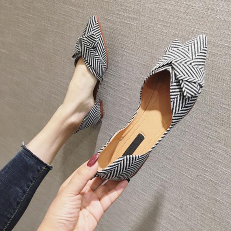 Fashion Flats For Women Shoes 2022 Boat Shoe Pointed Toe Casual Slip On New Stylish Woman Shoes Female Chaussure Femme Shoes