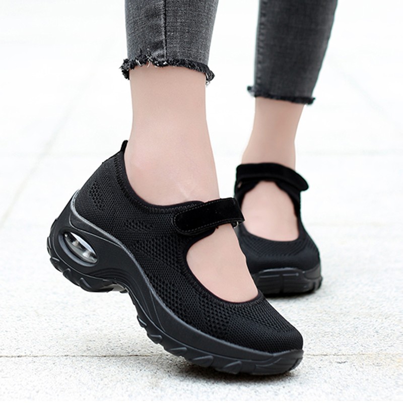 wedges shoes for women platform sneakers mesh casual lady shoes women summer vulcanize walking shoes sapatos de mujer