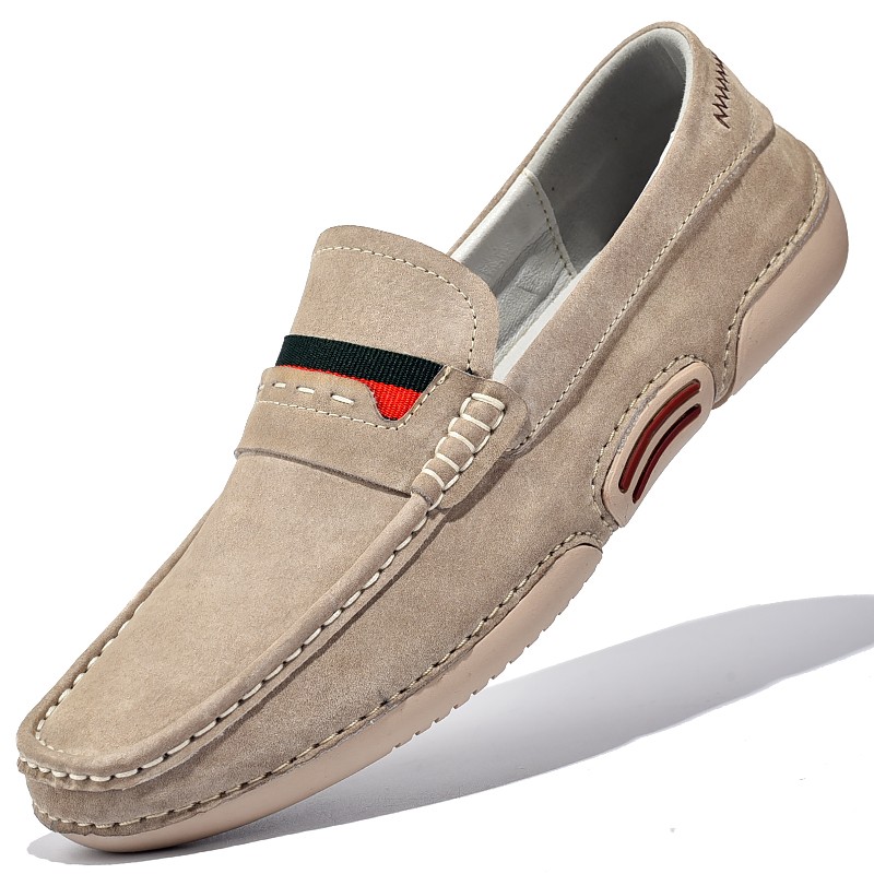 Men Shoes Genuine Leather Shoes Driving Shoes For Men Suede Shoes New Designer Moccasins High Quality Suede Shoes Slip On