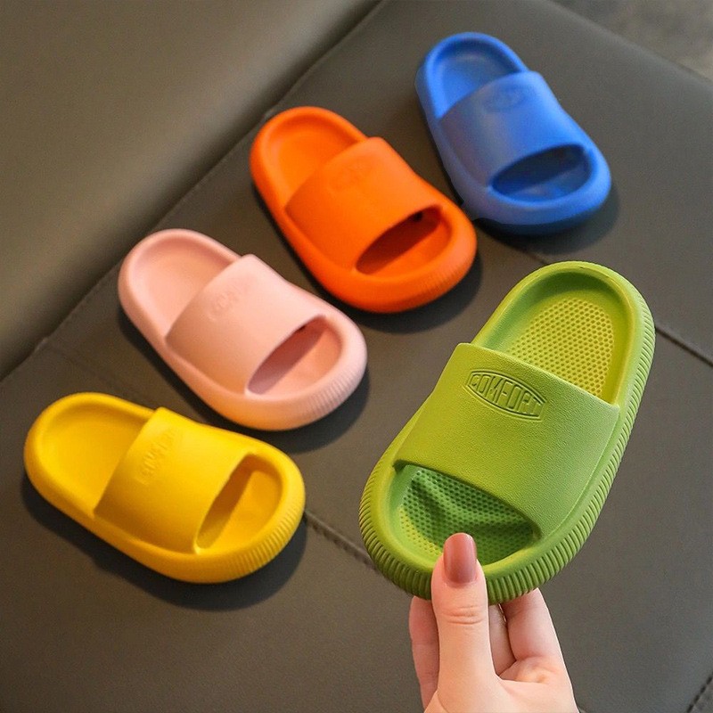 baby slip on sandals boys girls sandals children summer beach slippers flip flops thick outdoor slippers zapatillas chausson