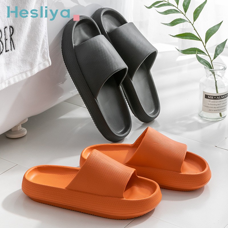 2022 Cloud Sandals Home Slippers Summers Thick Platform Womens Indoor Bathroom Anti-slip Slides Ladies Men's Shoes Dropshipping