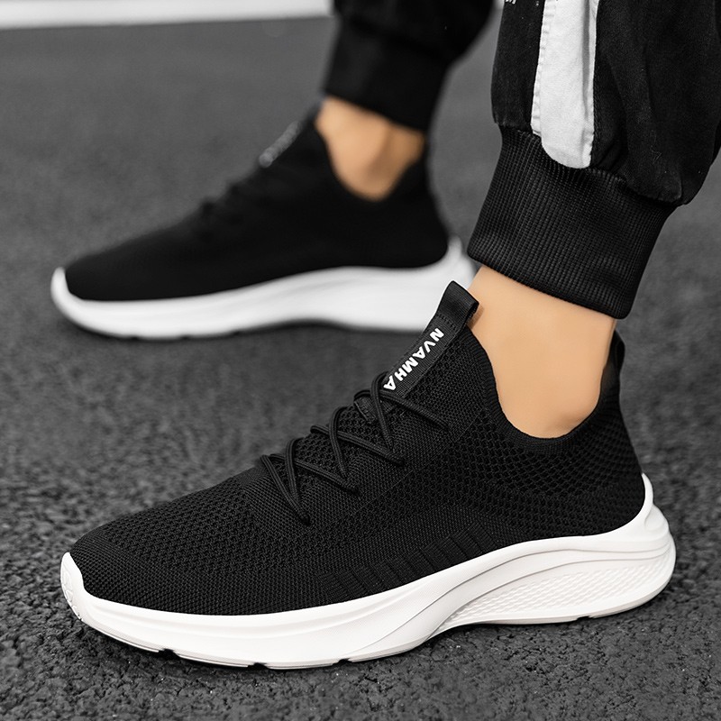 Women Men Sneakers Mesh Breathable Running Shoes Male Lightweight Sneakers Couple Sneakers Man Casual Shoes 35-47