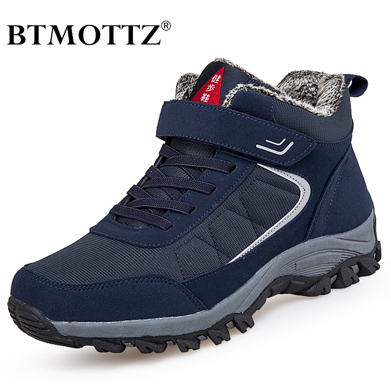 Winter Unisex Shoes Men Casual Sneakers Fashion Snow Boots Male Keep Warm Plush Ankle Boots Couples High Quality Outdoor Shoes