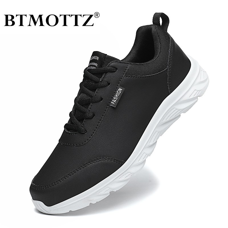 Men's Shoes Leather Trend Casual Shoes Breathable Leisure Male Sneakers Non-slip Shoes Men Vulcanized Shoes Zapatillas Hombre