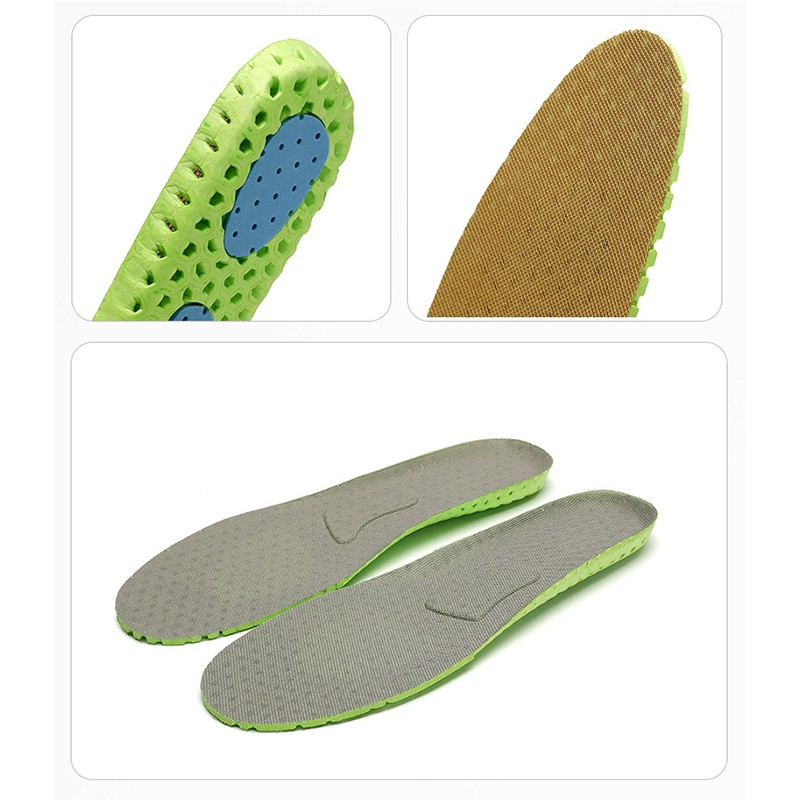 2021 memory foam insoles for shoes insole deodorant mesh breathable cushion running insoles for feet man women orthopedic insoles