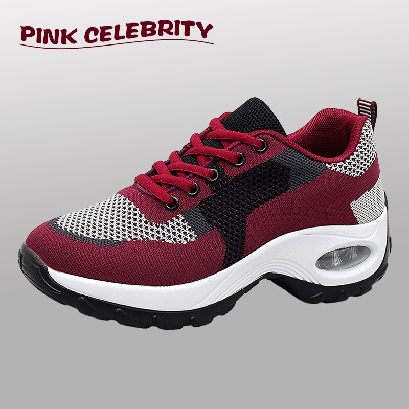 Women Shock Absorbing Comfortable And Breathable Sneaker Outdoor Leisure Shoes Travel Air Cushioned Shoes