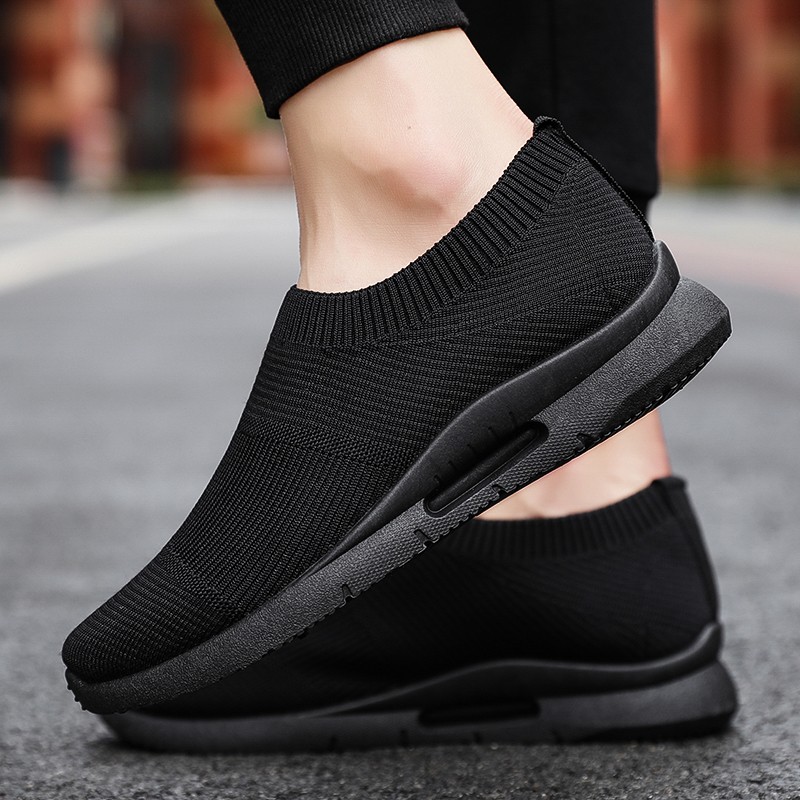 Damyuan Men's Lightweight Running Shoes Walking Shoes Breathable Women's Sneakers Slip-On Loafers Shoe Men's Casual Shoes Size 46 2021