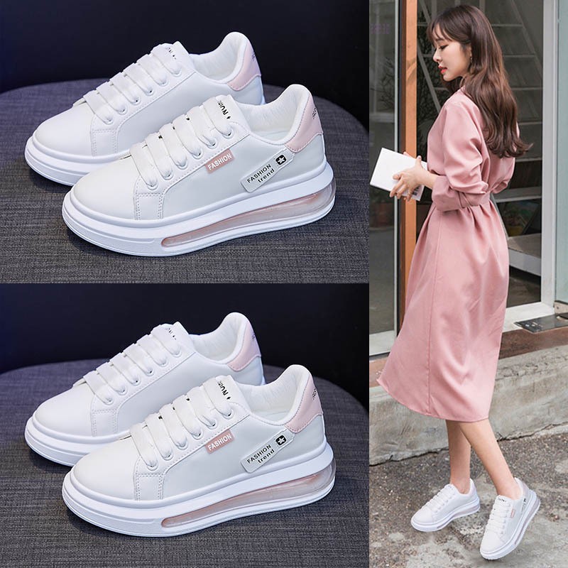 2022 fashion sneakers women casual shoes fashion brand white shoes thick sole women flats woman height inrecing shoes 3cm