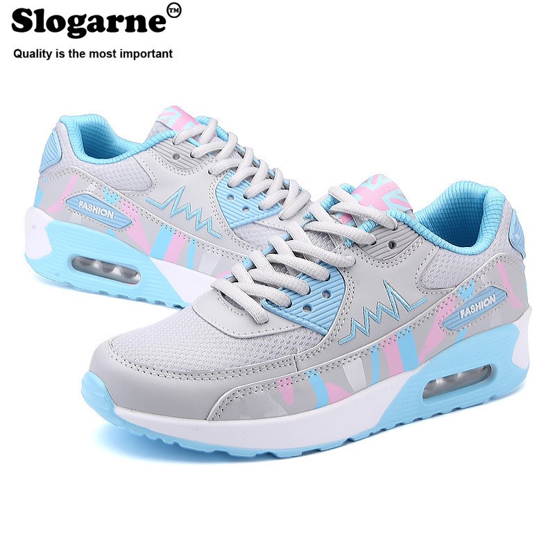 Women Sports Shoes New Fashion Breathable Trainers Students Casual Leather Tenis Feminino Sapato Women Flats Zapatillas Mujer