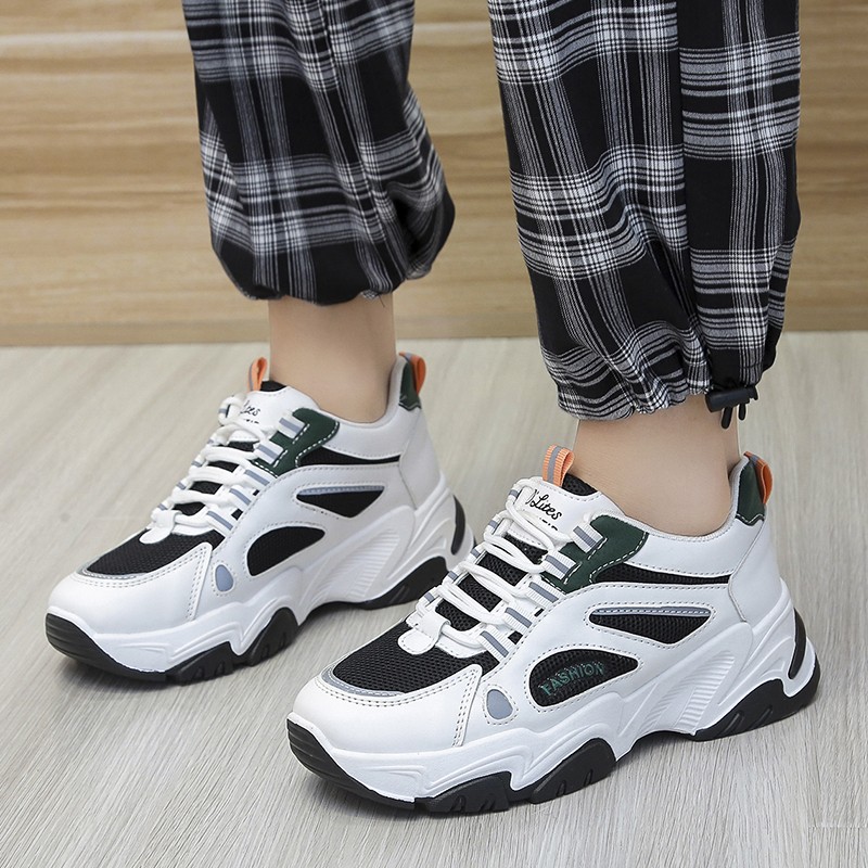 Rimocy Breathable Mesh Outdoor Sneakers For Women Spring Autumn Platform Casual Shoes Fashion Woman Thick Sole Tenis Feminino