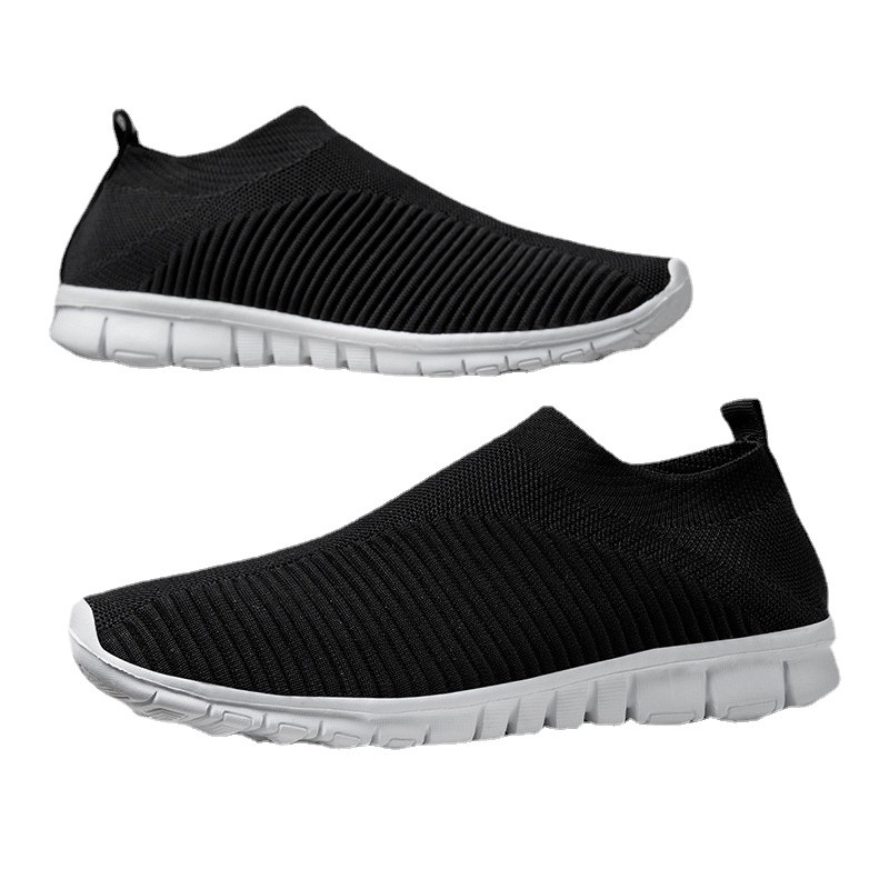 2022 new men's shoes; Comfortable and breathable mesh socks fashion big size shoes 47 ultra-light casual sneakers for men