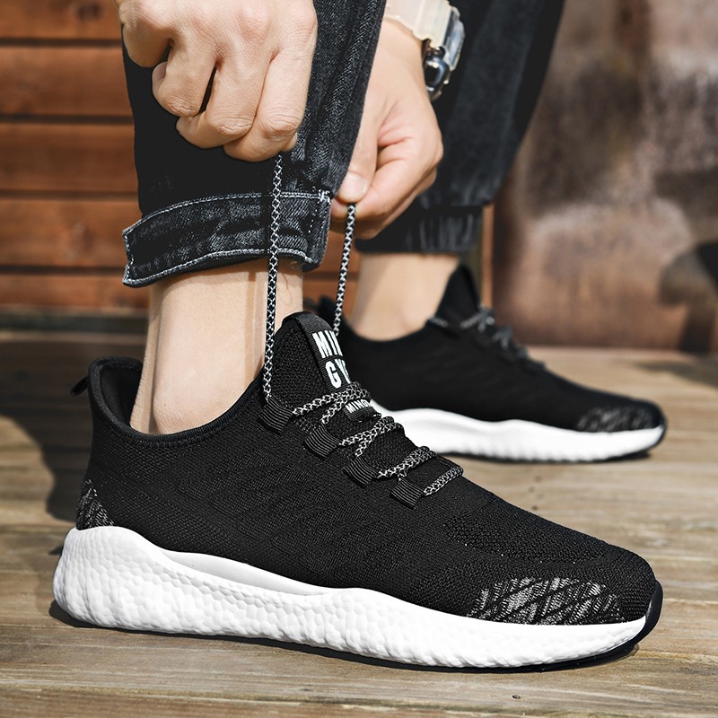 Fashion Men's Lightweight Casual Running Shoes Shockproof Lack of Breathable Male Sneakers Height Increasing Walking Gym Shoes Man