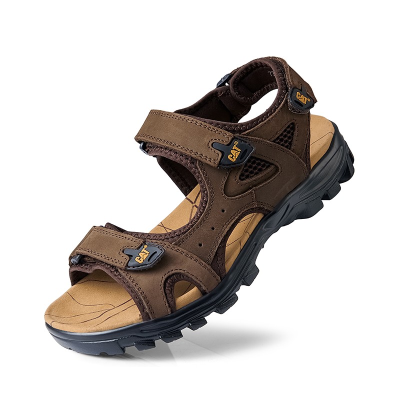 summer men's shoes soft breathable men sandals genuine leather outdoor sandals men roman summer beach sandals large size 38-46