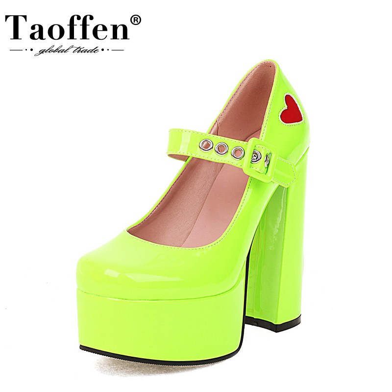 TAOFN New Arrival 2022 High Platform Women Printed Shoes Sexy Women Party Club Shoes Size 35-41