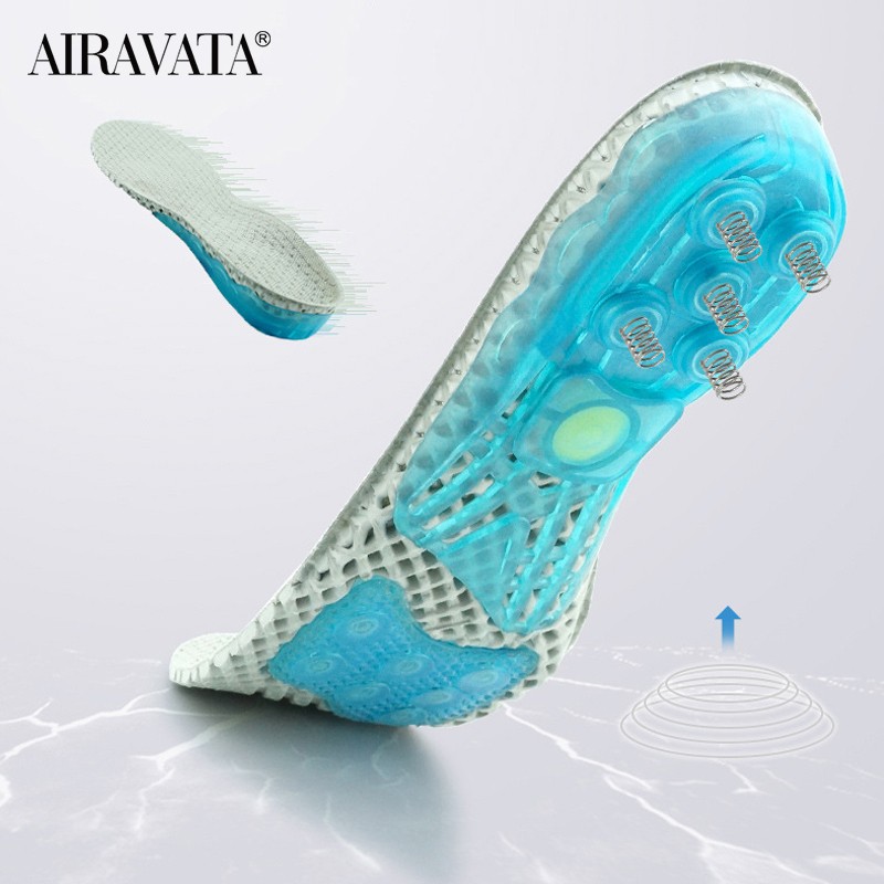 Couple Sports Cushioned Insoles Orthotic Foam Men Women Support Insert Soles Cushion Shoes Feet Cushion Size 35-46