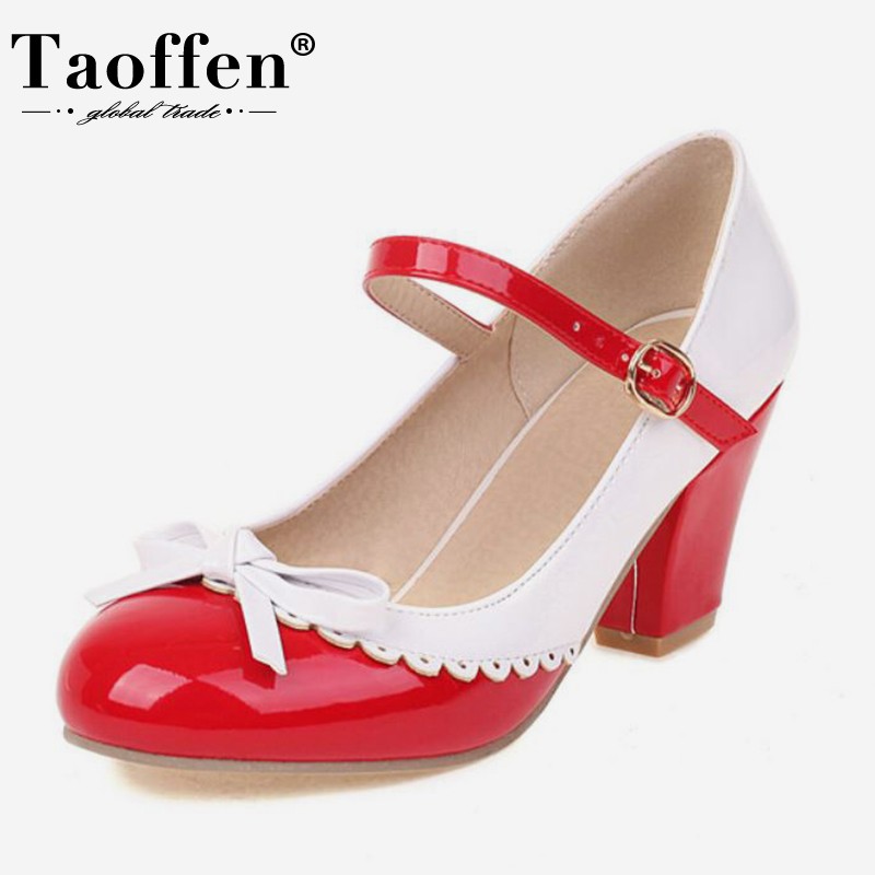 Taofen 2022 New Arrivals Women's Shoes Thick High Heels For Women Mixed Colors Women's Shoes For Outdoor Activities Size 32-43