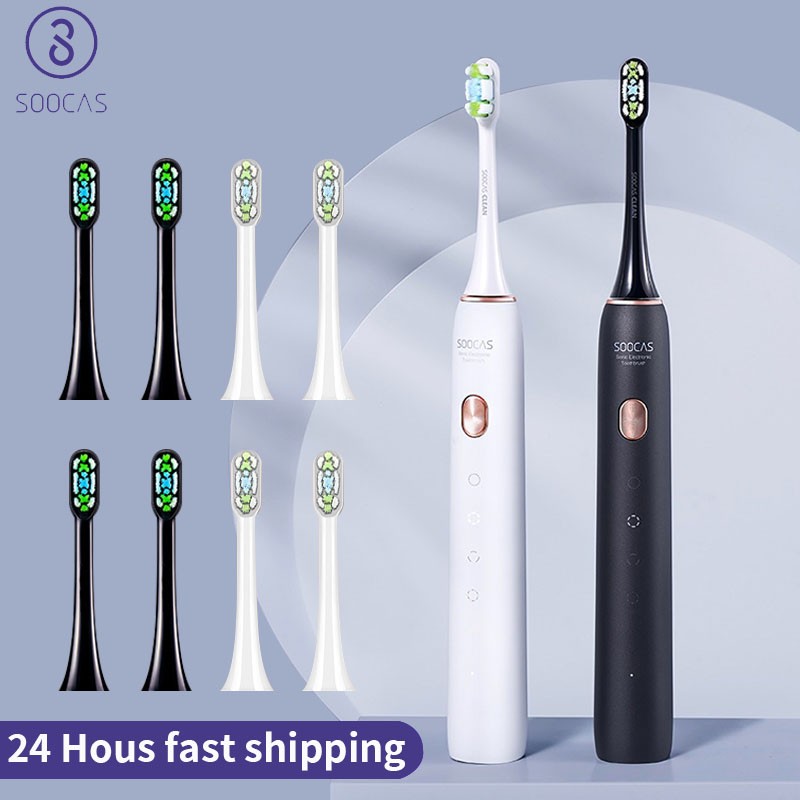 SOOCAS Sonic Electric Toothbrush X3U Ultrasonic Toothbrush Head Cleaner Adult Automatic Smart Teeth Whitening: from youpin