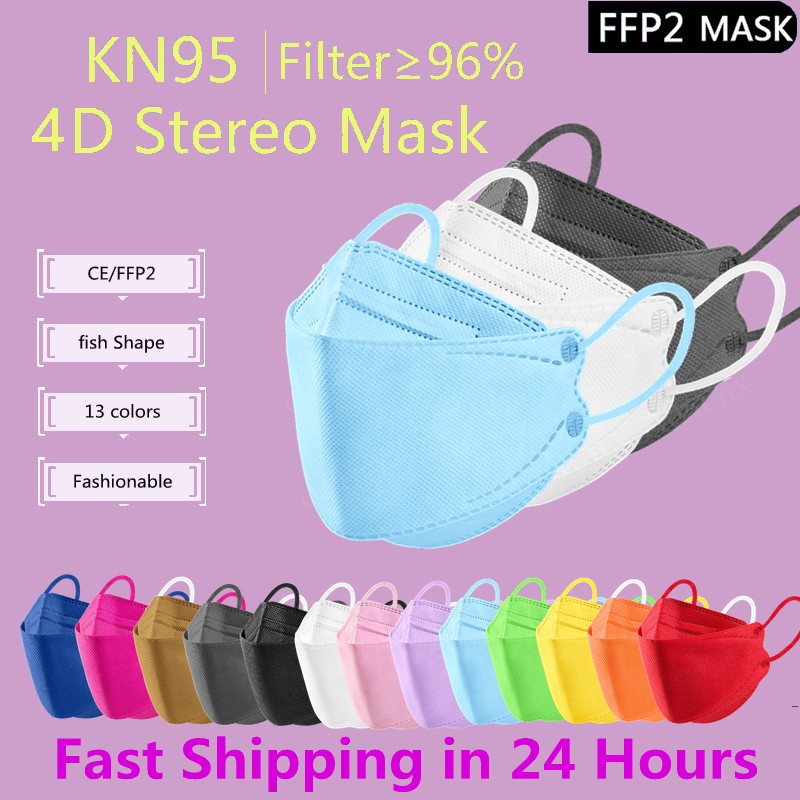 Mascarillas fpp2 homology ada 10-100pcs 94 Colored FFP2 Masks KN95 Fpp2 Mascarilla Approved ffp2maskce Mask Respirator Mascara