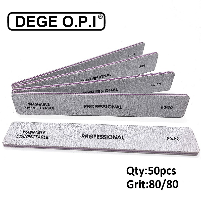 50pcs/25pcs Big Size 7*1.1in 80/80 Grit Nail Files Washable Replacement Files for Powerful Emery Files Nails Accessories Tools