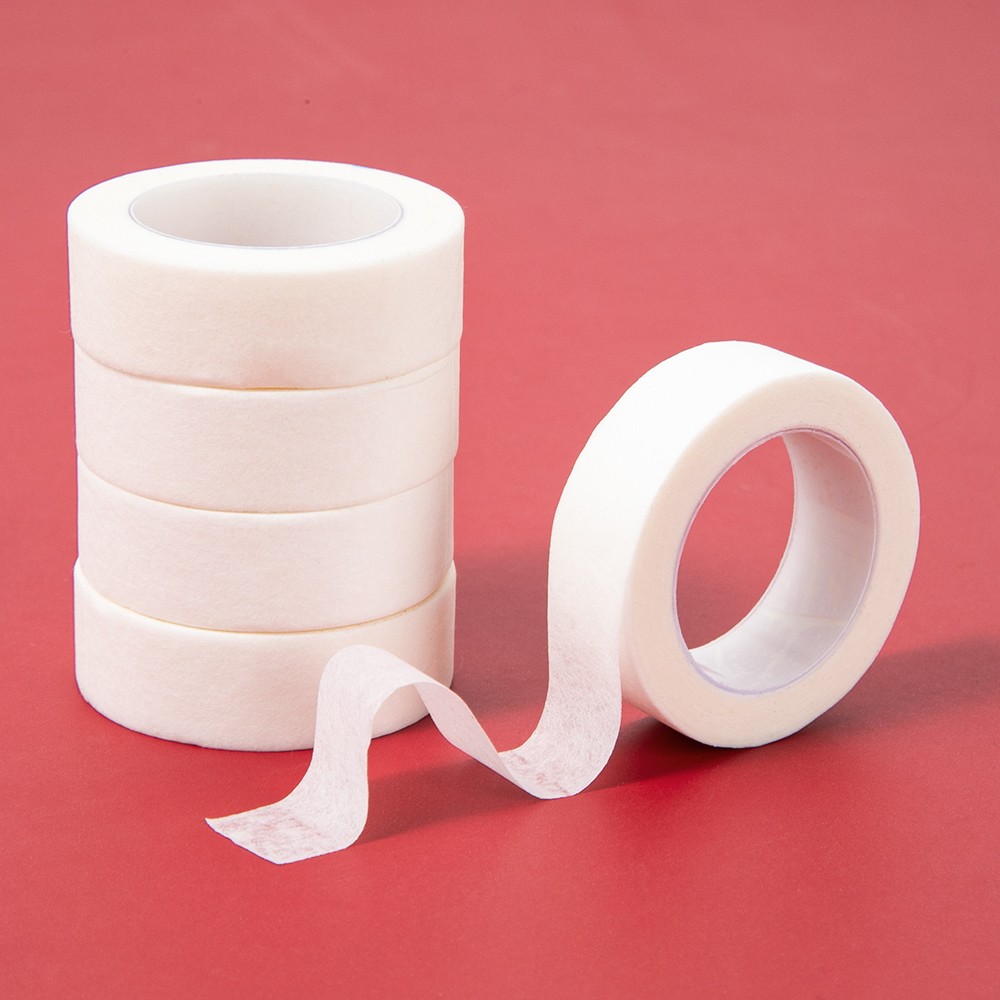 Eyelash Extension Tape 3/5 Rolls Micropure Tape for Eyelash Extension Cloth Tape for Eyelash Extension Supply