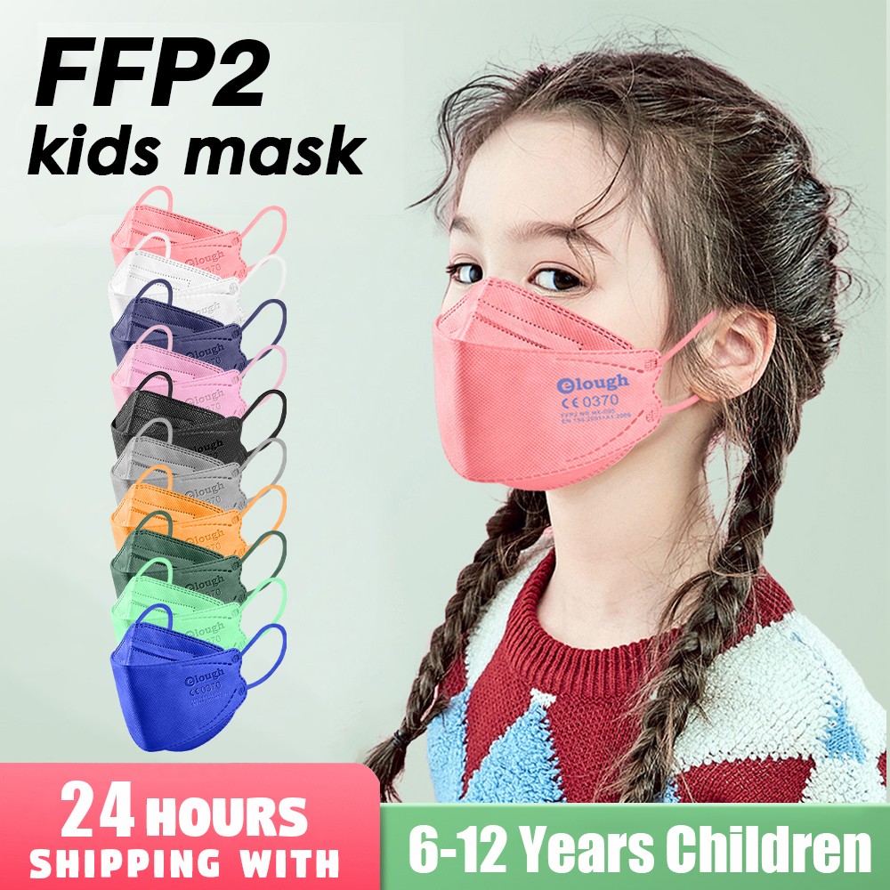 mascarillas ffp2 ninos homolucada kids mask approved hygienic children protective breathing face masks boys girls fpp2 masque