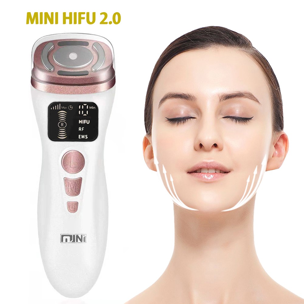 NEW Mini HIFU Machine 1.0/2.0 Skin Care RF Radio Frequency EMS Therapy Rejuvenation for Skin Tightening Lifting Sagging Wrinkles