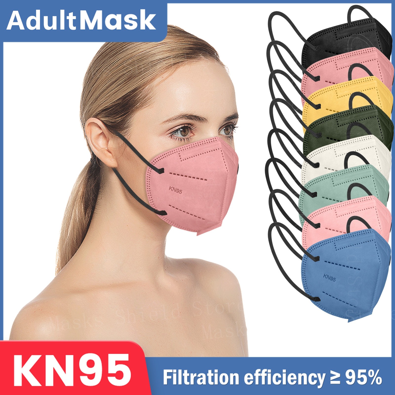 10-100pcs ffp2 Masks Morandi KN95 Masks FFP2 CE Approved Spain Mascarillas FPP2 Black Mask FFP 2 Approved FP2 Face Masks