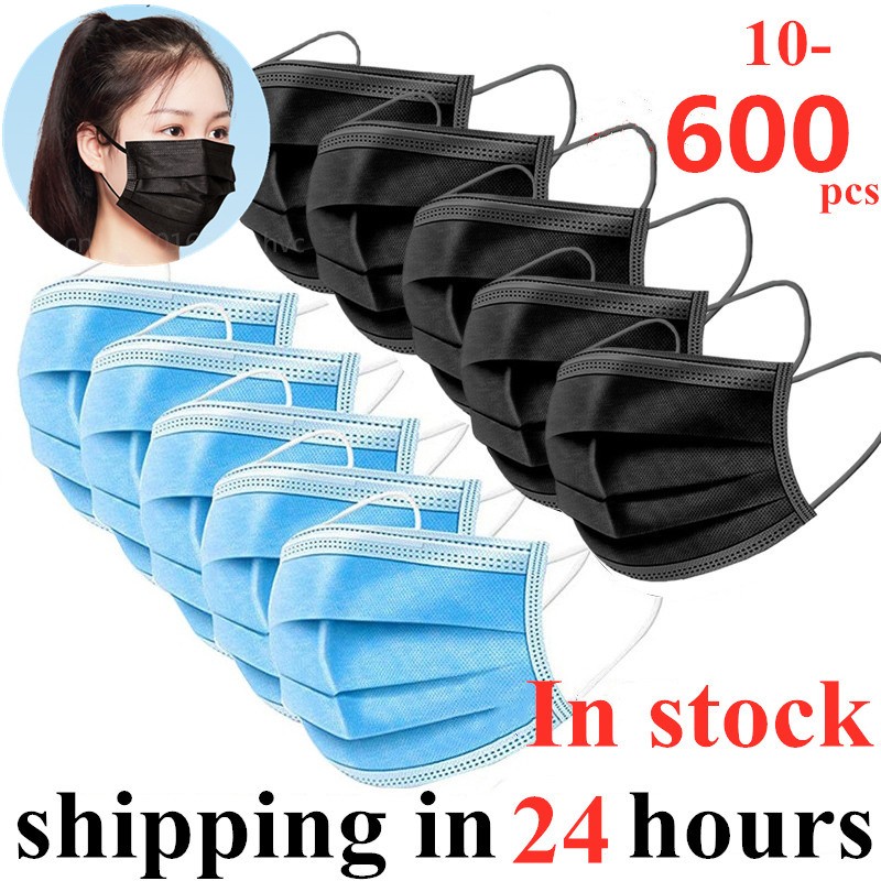 10-600pcs Mascarias Quirogecas Homeopathic Mask Adult Shirogical Mouth Masks Disposable Color Protective Face Mask