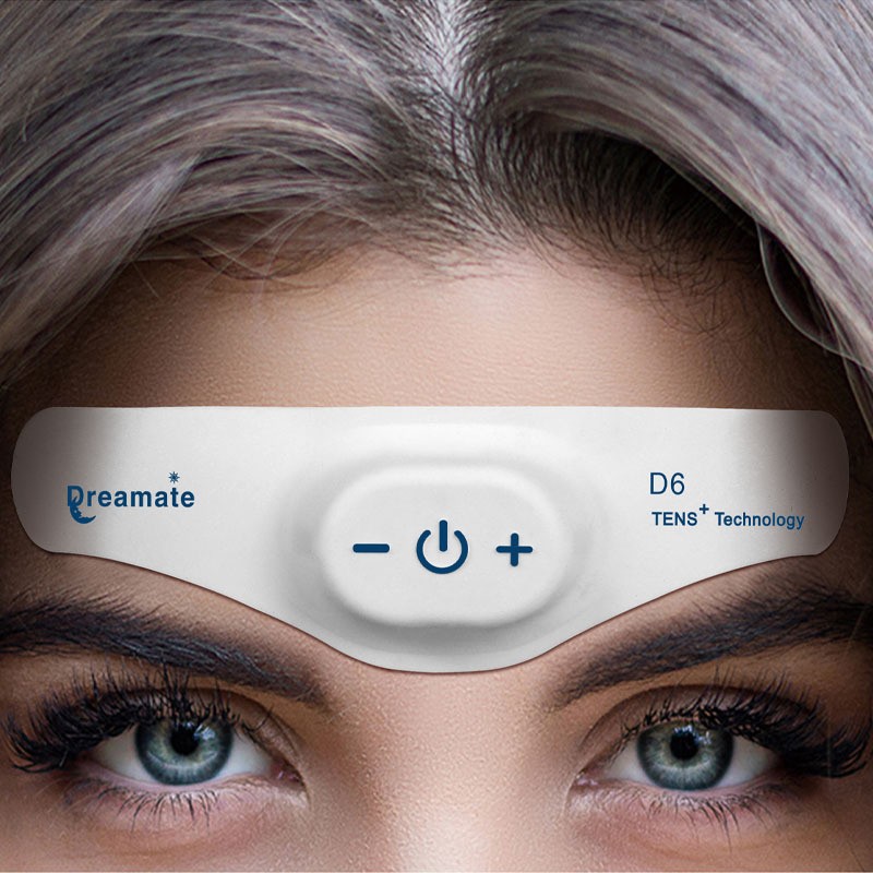 Battery TENS Insomnia Sleep Tool Microcurrent Sleep Aid for Depression Migraine Head Massager Regulating Circadian Clock