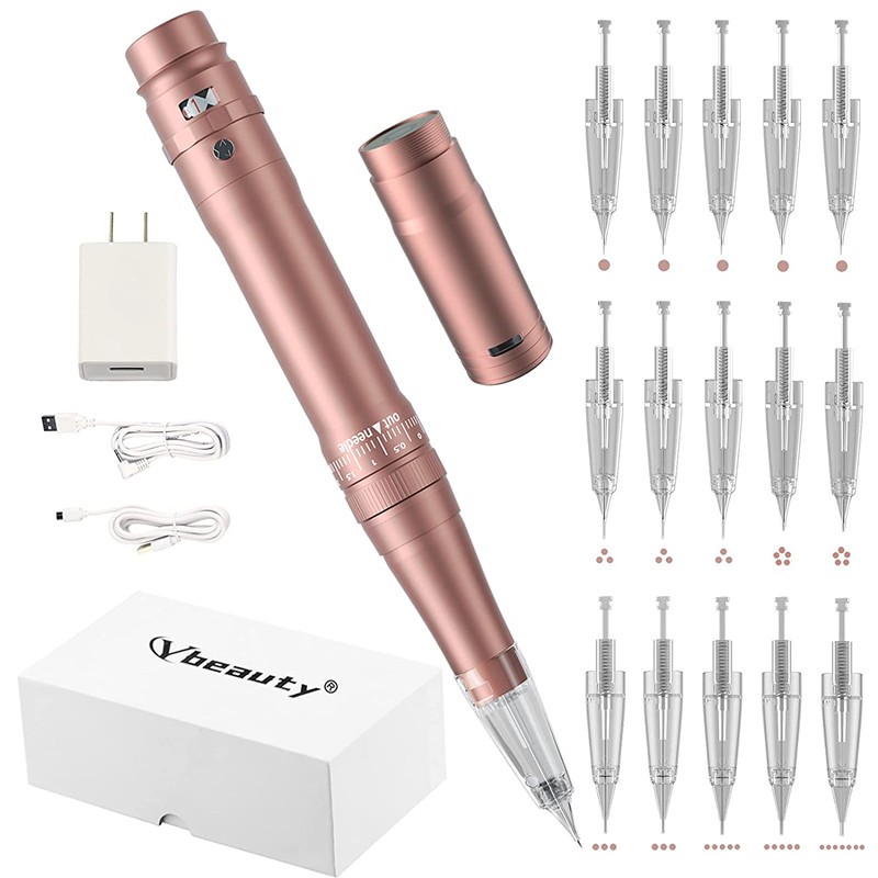 Wireless Permanent Makeup Machine Pen Professional Eyebrows Lips Tattoo Machine Microblading DIY Machine With Needle Cartridge