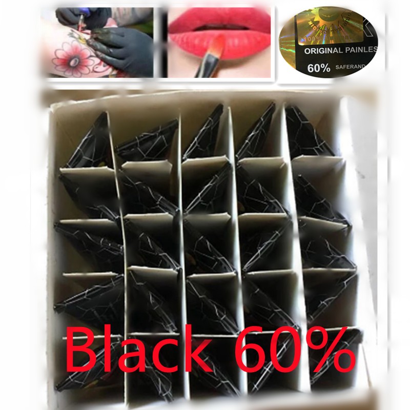 2022 New Black 60% 2pcs/5/10pcs/20/30pcs Tattoo Care Cream For Semi Permanent Makeup Eyebrow Lips Body Tattoo Cream 10pcs