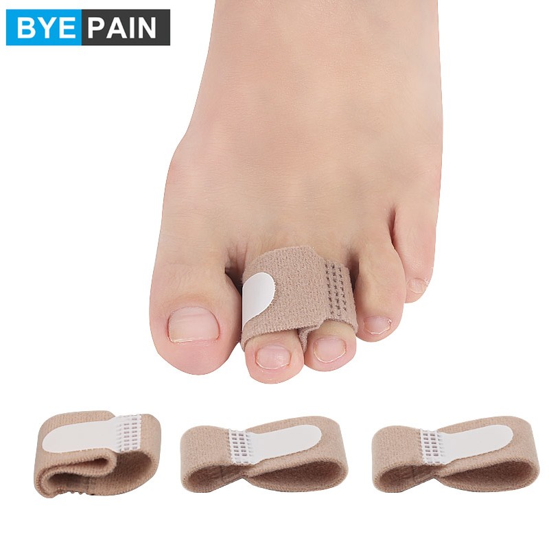 4pcs/lot Fracture Toe Wraps Padded Bandages Hammer Toe Spacer Splints