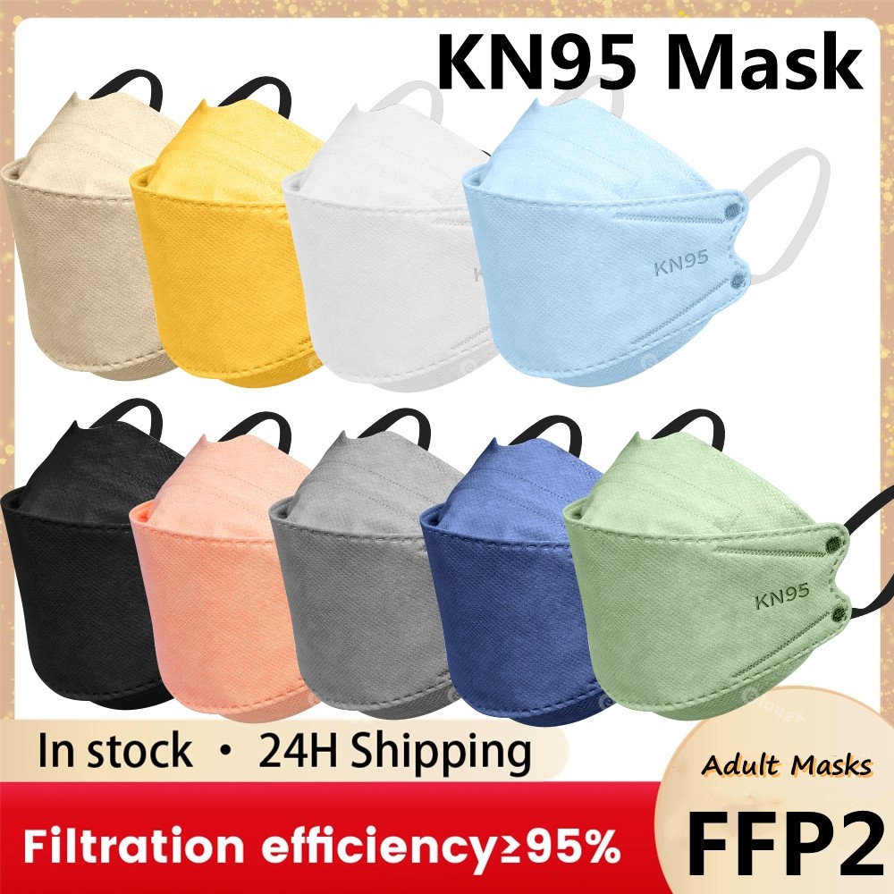 Mascarillas FPP2 KN95 قناع الوجه الكورية Mascarilla FFP2 homology ada إسبانيا 4رقائق وافق FFP 2 قناع حماية الأمن ffp2masque