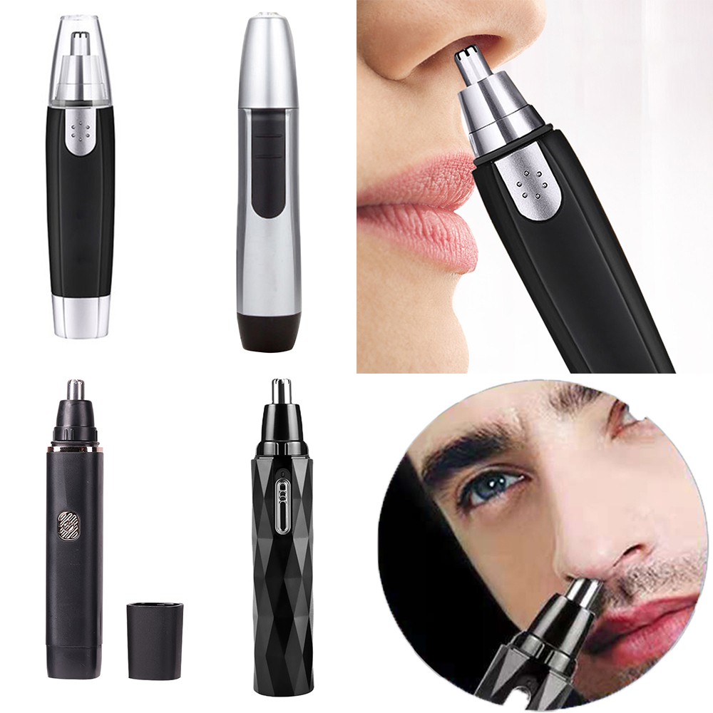 USB Rechargeable Electric Nose Hair Trimmers For Men Portable Safety Ear Face Clean Razor Remove Nose Face Care Tools