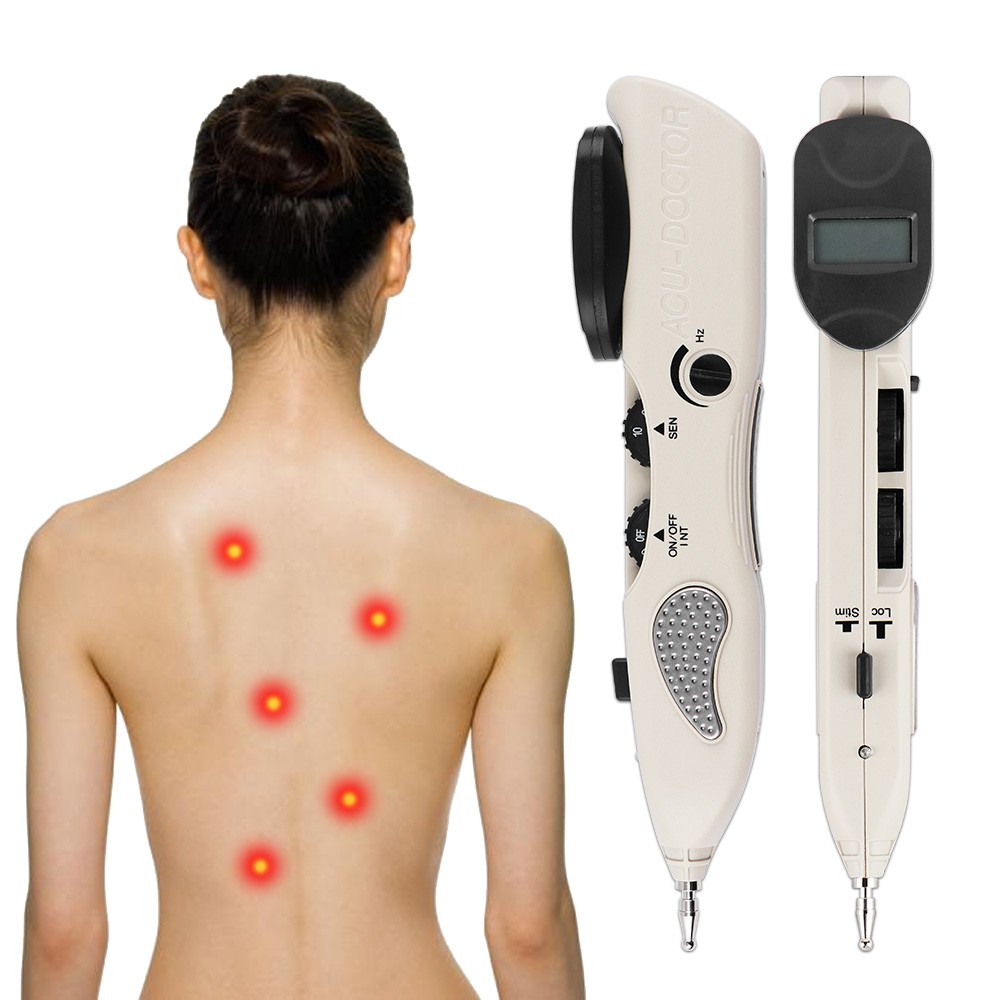 Smart Electronic Meridian Acupuncture Pen Electric Body Massager Pulse Pointer Physiotherapy Relax Massage Tool USB