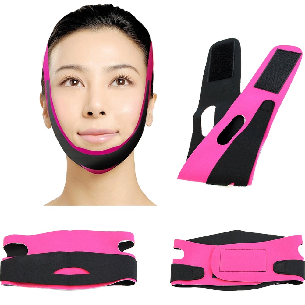 Women Slimming Chin Cheek Slim Lifting Mask V Face Line Belt Anti-wrinkle Belt Band Facial Beauty Tool Face Slimming Bandage