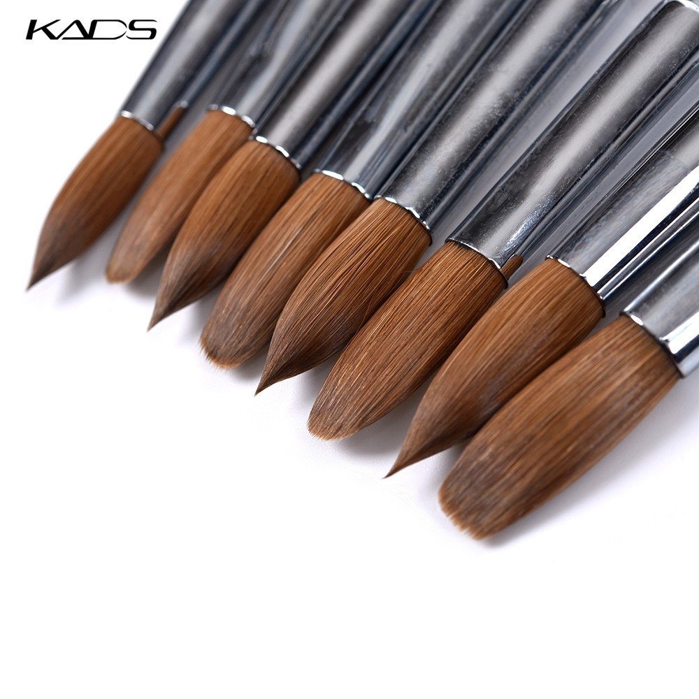 Acrylic Nail Brush Kolinsky Sable UV Nail Gel Crystal Nail Brush Painting Drawing Carving Dotting Pen DIY Nail Design Brushes