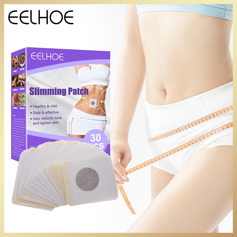 30pcs Slimming Patch Fast Burning Fat and Weight Loss Products Natural Herbs Navel Sticker Body Shaping Patches