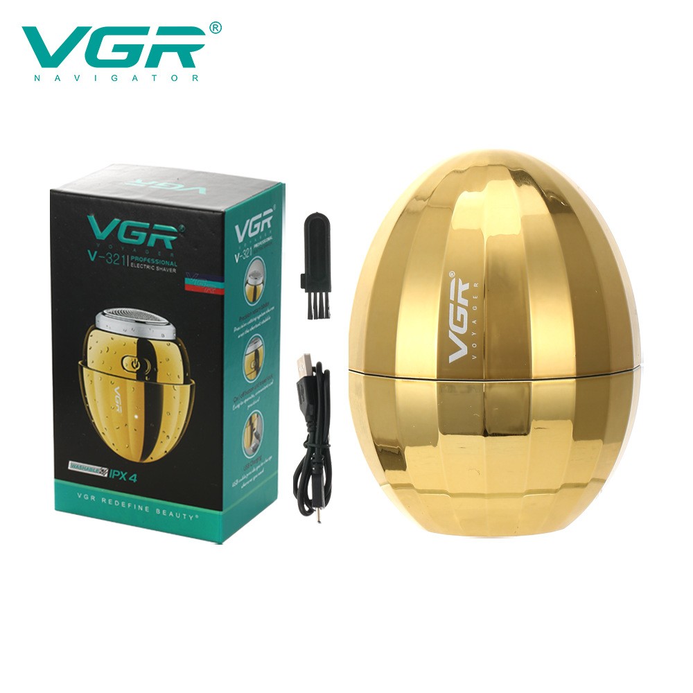 VGr New Mini Egg Shaver Mini Portable Shaver USB Charging Shaver for Men V321 Sharp Trimmer Beard Trimmer 0mm 8d Machines