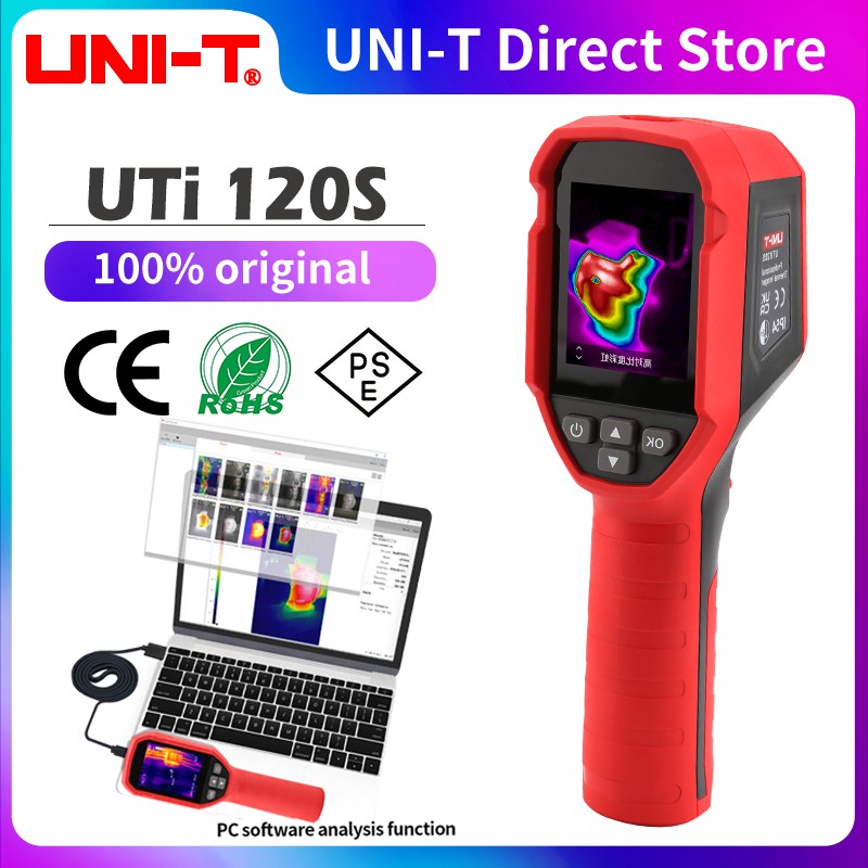 UNI-T UTi120S الأشعة تحت الحمراء الحرارية تصوير-20 ~ 400 درجة مئوية اختبار الصناعية كاميرا تصوير حراري يده USB الأشعة تحت الحمراء ميزان الحرارة الصيد