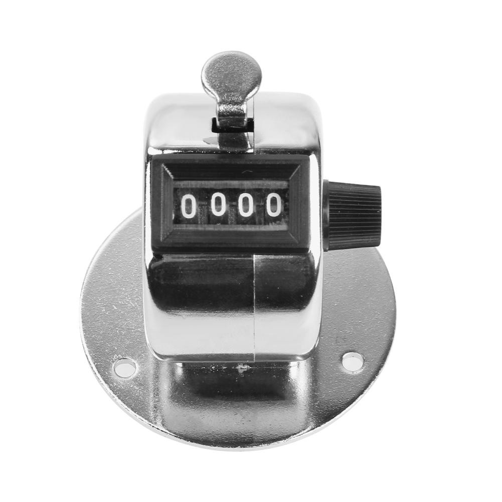 Mini Mechanical Digital Hand Recorder Counter 4 Digit Number Manual Counting Golf Clicker Finger Display Max 9999 Useful Tool