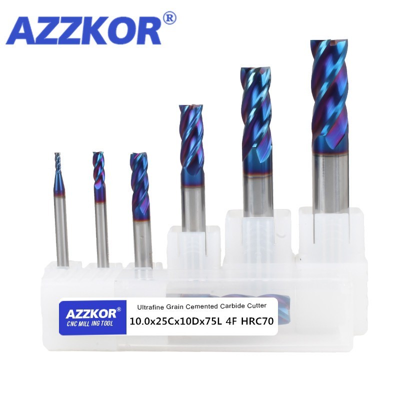 Azzkor - Tungsten Coating Screw Cutters, Tungsten Coated Stainless Steel Screw Cutter Tool Pack Model Hrc70 CNC Milling Drilling Machine