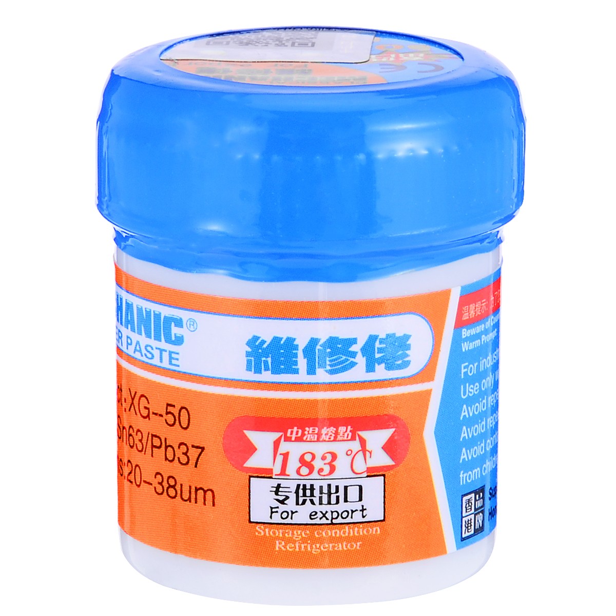 XG-50 Soldering Repair Soldering Flux Paste Grease Sn63/Pb37 25-45um Mayitr Soldering Pastes For Mobile Phone Repair 3.3*3.2*2.9cm