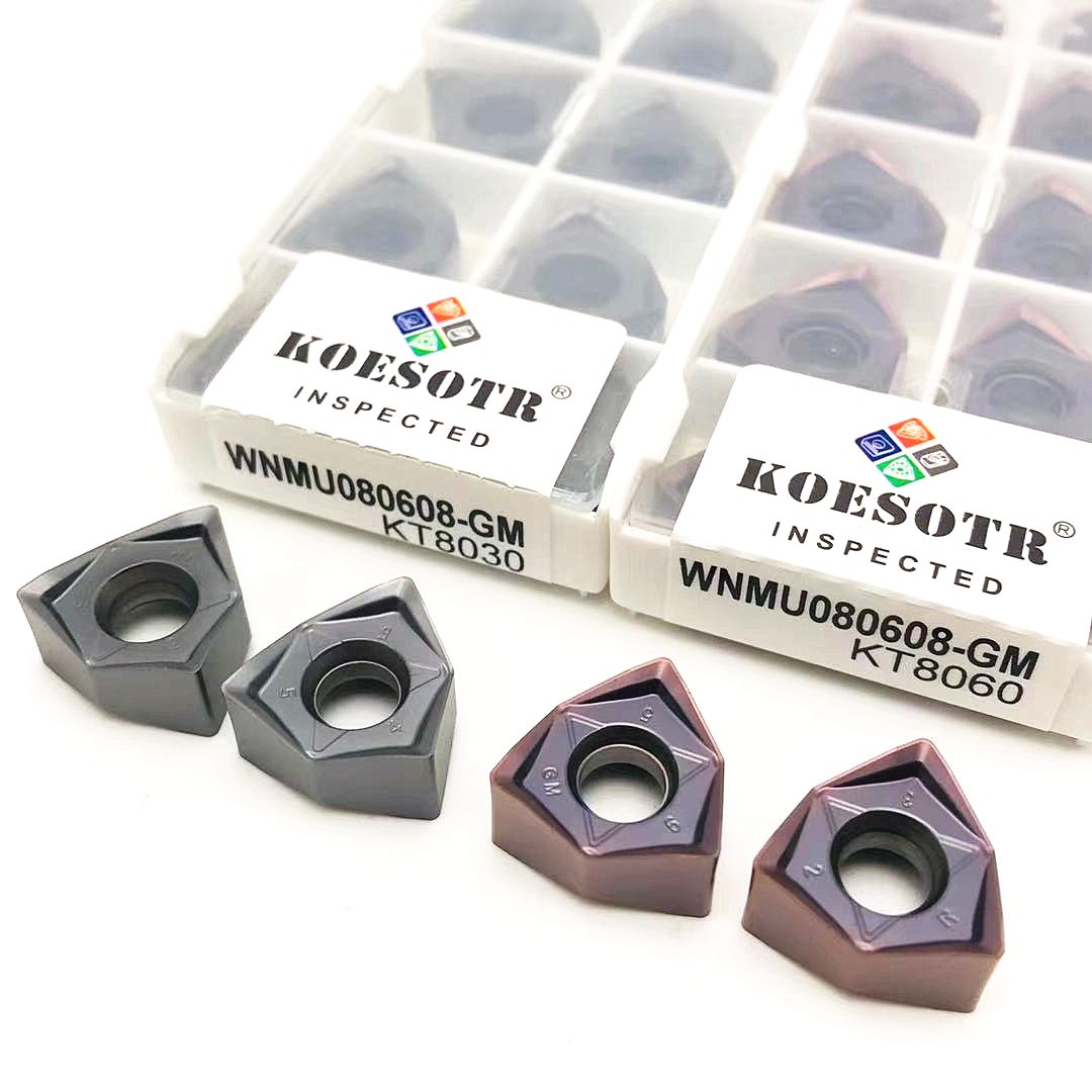 100% Original WNMU080608G High Quality Double-sided Hexagonal 90 Degree Right Angle Quick Feed Carbide Turning Tool WNMU