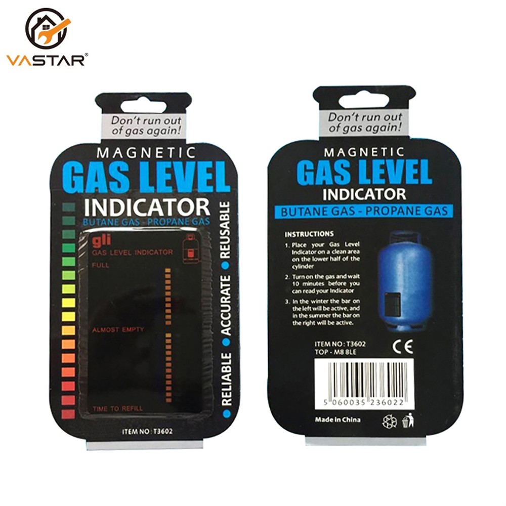 3pcs Magnetic Gas Cylinder Gas Tool Tank Level Indicator Propane Butane LPG Fuel Standard Caravan Bottle Temperature Gauge